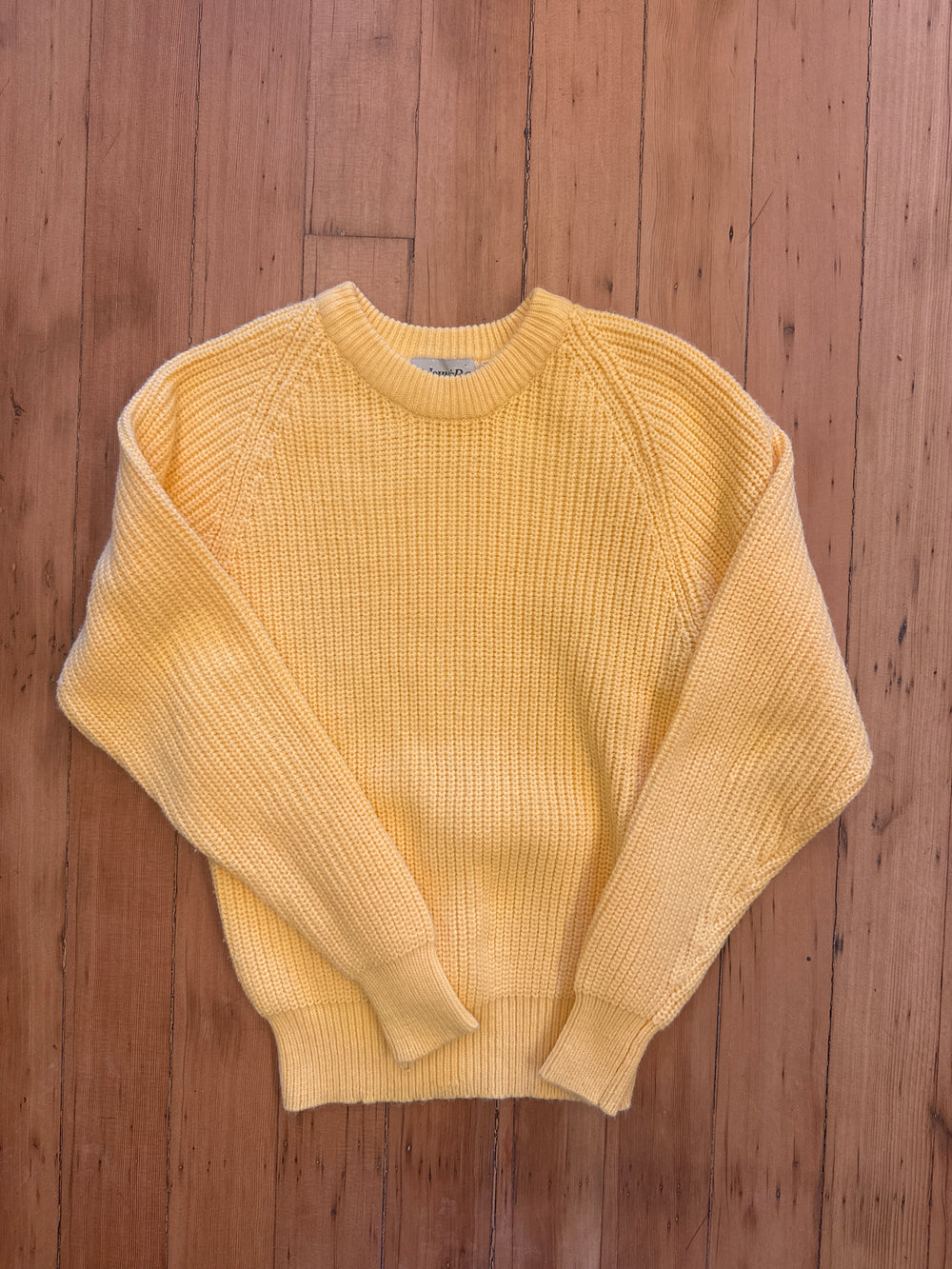 90 St. John’s Bay Yellow Knit Sweater