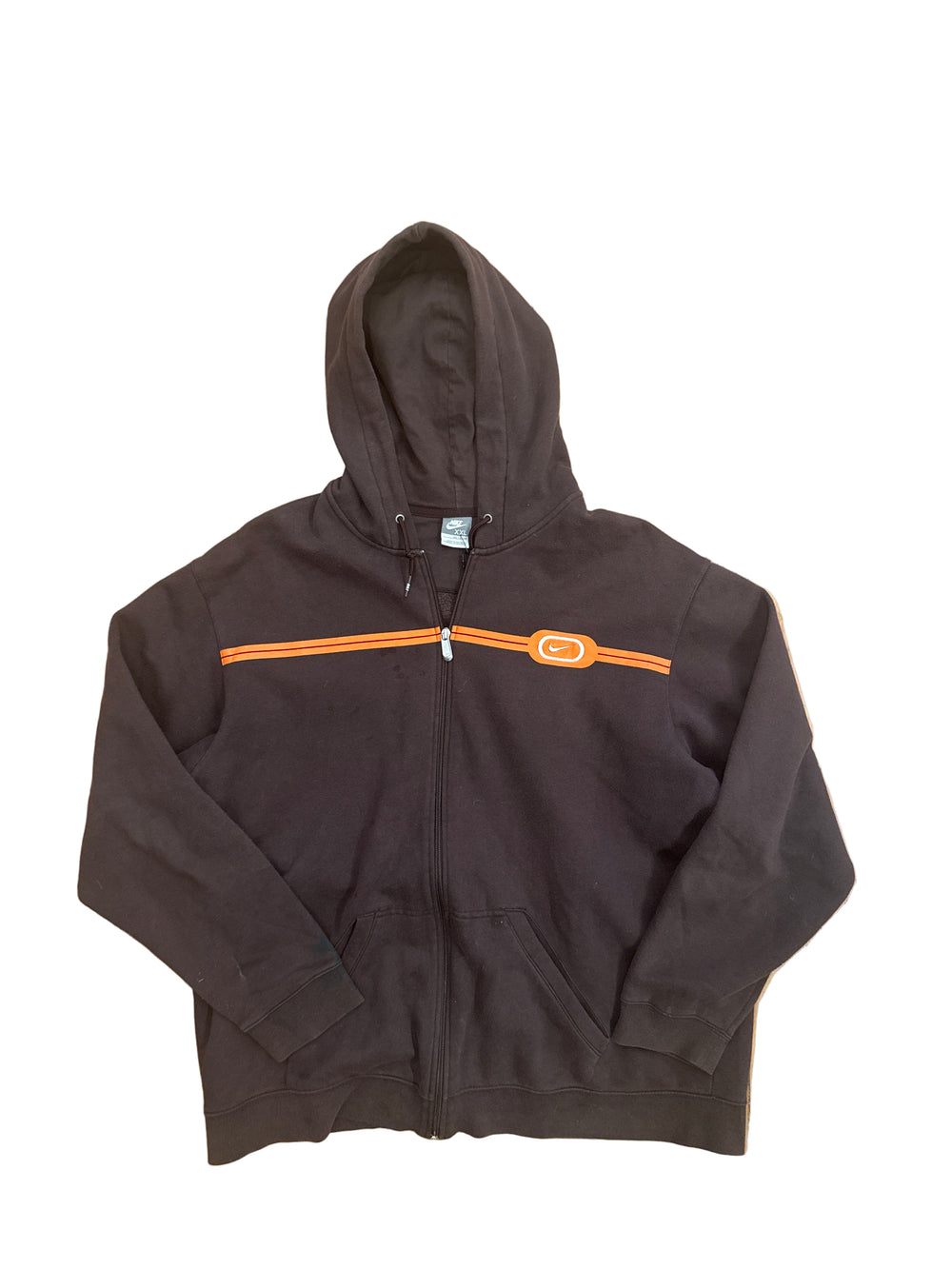 Y2K Nike Orange Brown Jacket